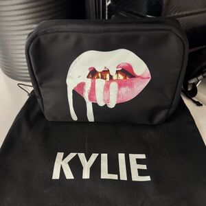 Kylie cosmetics limited edition makeup bag with dust bag. Brand new!
